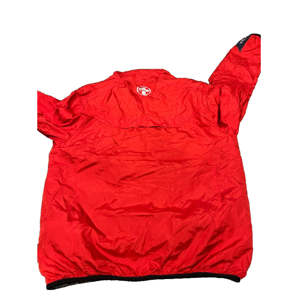 Ralph Women's Red Long Sleeve Zipper Pocket Lined‎ Bomber Jacket Size Medium - Picture 2 of 3